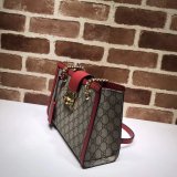 UK Gucci Best Quality GG Supreme Padlock Small Shoulder 498156 Bag