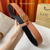 Top Reversible Anagram Supple Grain Calf Belt 4CM
