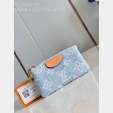 Key Pouch Monogram Denim M82961 7 Star Louis Vuitton Best Quality Bag