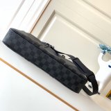 Louis Vuitton Porte-Documents Voyage PM Damier N41478 Graphite Canvas