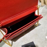 Best Quality Saint Laurent Becky Large chain bag in quilted lambskin