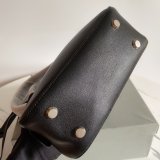 Luxury Balenciaga shoulder Triangle Black bag