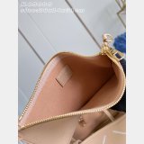 Louis Vuitton Neverfull MM Monogram Empreinte M45686 Apricot Embroidery Thread Bag