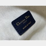 Dior Oblique Jacquard Best Quality 3103 Diortravel Nomad Pouch Blue