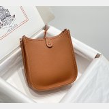 Best Quality Hermes Evelyne III TPM Mini Camel Bags