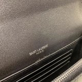 Best Quality black Saint Laurent YSL Monogram Logo Fanny Pack