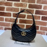 Gucci Best 699514 GG Marmont half-moon-shaped Best Quality bag
