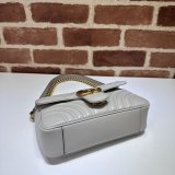 Grey GG Marmont 446744 Mini Matelassé Gucci Best Quality Bag