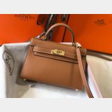 Camel Mini Kelly Best Quality Hermes Handbags