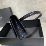 Best Quality black Saint Laurent YSL Monogram Logo Fanny Pack