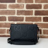 Quality Gucci Wholesale 795240 Best Quality Jumbo GG UK Black Bag