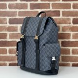 Gucci Men 792080 GG Designer Best Quality Backpack In Black GG Supreme