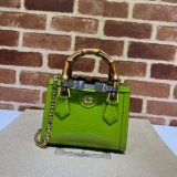 AAA Quality Best Quality Gucci Diana lizard 675800 bag