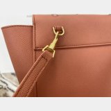 Best Quality Celine Ladies Yellow Nano Belt Bag In Laminated Calfskin