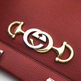 High Quality Leather Gucci 569712 Zumi Small Top Handle Best Quality Bag