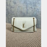 Best Quality 777399 Saint Laurent Grained Lambskin Calypso Shoulder Bag