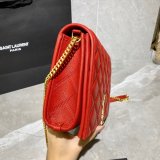 Best Quality Saint Laurent Becky Large chain bag in quilted lambskin