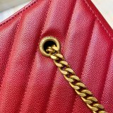 Shop Ysl Best Quality Saint Laurent Red and Black
