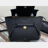 Best Quality Celine Leather Nano Belt Bag in Black