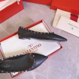 Best valentino Luxury Goods sneakers heels flats Black Shoes