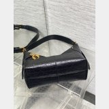 Christian Dior Large Dior Voyage Black Flat Macrocannage 5881 Bag