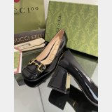 Pump Patent Heels Ballet Flat Horsebit Best Quality Gucci Shoes