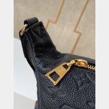 Louis Vuitton Best Quality Monogram Empreinte Bumbag M44812 Black/Cream