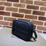 Gucci 1:1 GG Rubber-effect 771321 Shoulder Black Best Quality Bag