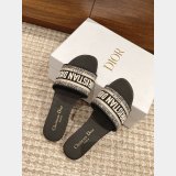 Best Quality Dior Flat Slipper DWAY SLIDE
