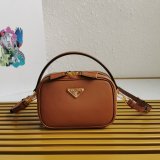 Prada 1BH203  Saffiano Leather Best Quality Envelope Best Bag