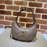 Gucci Best 699514 GG Marmont half-moon-shaped Best Quality bag