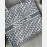 Luxury Christian Dior CD Book Tote grey Best Quality Bags