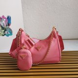 Prada Best Quality Nylon Hobo 1BH204 Knock Off Designer Bag