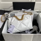CC Best Quality 26CM Goatskin Gold-Tone Silver-Tone & Ruthenium