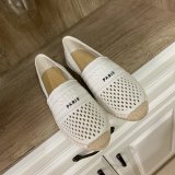 Perfect Dior Best Quality Openwork Embroidery Fisherman Shoes