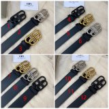 High Quality Luxury Balenciaga Best Quality 1:1 Mirror Belts