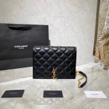 Best Quality Saint Laurent Becky Large chain bag in quilted lambskin