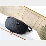 Louis Vuitton Best Quality Monogram Empreinte Bumbag M44812 Black/Cream