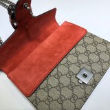 Gucci Best Quality Dionysus GG Supreme mini 421970 Red Fake bag