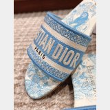 Best Quality Dior Flat Slipper DWAY SLIDE