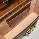Gucci Best Quality 7 Star 652683 Padlock mini bag GG Supreme Cheap
