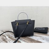 Best Quality Celine Leather Nano Belt Bag in Black