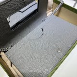 Top Luxury GG Gucci Best Quality 497985 Marmont leather mini Chain Wallets bag