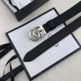 AAA+ Gucci 38mm Best Quality GG sliver/golden black Belt