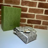 White Best Quality Gucci Horsebit 1955 mini Top Quality 625615 bag
