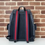 Gucci Men 792080 GG Designer Best Quality Backpack In Black GG Supreme