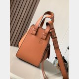 Compact Loewe Hammock Bag In Classic Calfskin Best Quality Best 20.8cm