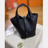 Buy Hermes Best Quality Handbags Picotin Black Bag