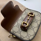 China Gucci High-end Best Quality 699760 Horsebit 1955 Strap Wallet