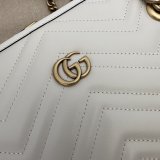 Tote GG Marmont White/Black 779724 Gucci Best Quality Bag